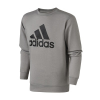 adidas男服卫衣圆领套头衫休闲运动服DN1450 L DN1450灰色