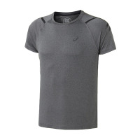 ASICS亚瑟士男子短袖T恤跑步运动服2011A258-020 L 2011A258-020灰
