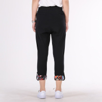 PUMA彪马女裤2019夏季新款薄款休闲透气碎花针织七分裤2PU57918001