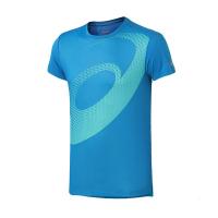 [自营]ASICS亚瑟士男子短袖T恤跑步运动服2011A134-400 L 2011A134-100白色