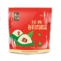 真真老老经典鲜肉粽 100克*2只/袋