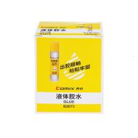 J齐心B2673 50ml实惠装高粘性海绵头液体胶水 办公文具(支)