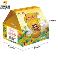 中粮福小满 坚果干果礼盒 福趣时光574g 混合干果休闲零食大礼包 zjj