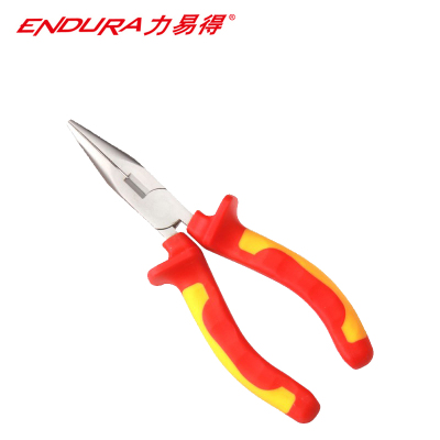 力易得(ENDURA) VDE双色绝缘尖嘴钳 耐压1000V 尖口钳剥线钳 6英寸 货号E5371 1把