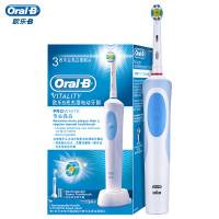 欧乐B(Oralb)电动牙刷 (含亮白型刷头*3 )D12 亮杰型 博朗精工