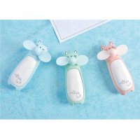 可爱小风扇迷你USB充电学生儿童随身便携式卡通款手持带夜灯风扇