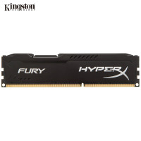 金士顿(Kingston) DDR3 1600 8GB 台式机内存 骇客神条 Fury雷电系列 黑色