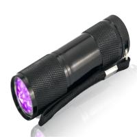 久量(DP)D9C-6 紫光手电筒 395NM验钞灯紫外线手电 商标防伪杀菌 紫外线荧光灯 黑色