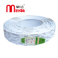 敏达(minda) 电线电缆 国标3芯铜芯软护套线 RVV3*0.75平方 100米