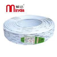 敏达(minda) 电线电缆 国标2芯铜芯软护套线 RVV2*1/1.5/2.5/4/6 100米