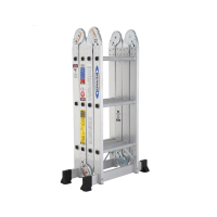 稳耐 家用梯 伸缩梯多功能梯 折叠梯 加厚铝合金梯 工程梯楼梯 M1A-6-12B