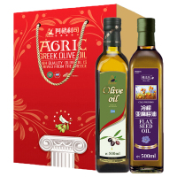 中粮定制阿格利司混合橄榄油礼品盒500ml*2