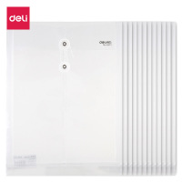 得力(deli) 5511 12只A4加厚防水淋文件袋资料袋档案袋