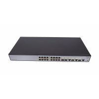 华为交换机S1720-20GFR-4TP 16个10/100/1000Base-T以太网端口,4个千兆SFP
