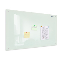 得力 150* 100 挂式白板 悬挂式玻璃白板办公会议写字板黑板