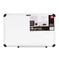 得力 50*35 办公室会议板 磁性移动 立式大黑板白板