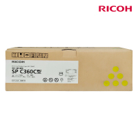 理光(RICOH) SP C360C黄色标准容量粉盒墨粉盒适用理光SP C360DNw/C360SFNw