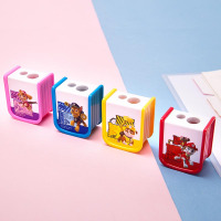 得力(deli) 0542 汪汪队系列学生双孔卷笔刀/铅笔削笔器/转笔刀2个装