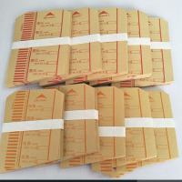 递乐(DiLe) 晨光硬币包装纸 牛皮纸 1元5角1角硬币包装机专用纸 包装纸卷 卷筒纸