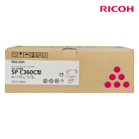 理光(RICOH) SP C360C红色标准容量粉盒墨粉盒适用理光SP C360DNw/C360SFNw