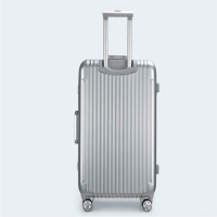 柳叶24寸旅行箱银色S810
