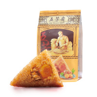 五芳斋嘉兴特产粽子140g2只蛋黄鲜肉粽蜜枣豆沙甜粽蛋黄肉粽280g