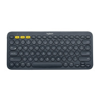 J罗技(Logitech)K380无线蓝牙键盘 多功能便携 蓝牙键盘 灰色