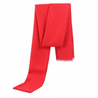 昌明 B4019 大红色围巾 加厚保暖围巾