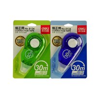 得力(deli)8134 修正带 涂改带 改正带 修正带 颜色随机1个 (30米)