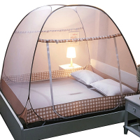九洲鹿 英伦格 1.5米床蒙古包拉链有底蚊帐