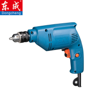 东成J1Z-FF05-10A蓝色铁夹头/自锁手电钻调速正反转多功能起子机