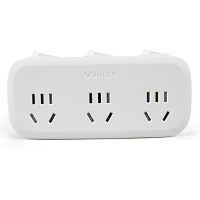 公牛(BULL) 一转三插座电源转换器插头一分三多功能扩展插座转换器 独立开关