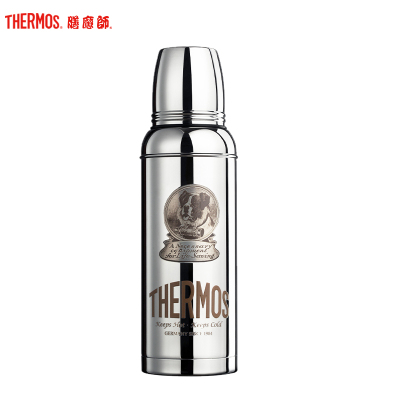 膳魔师(Thermos)百年经典复古系列冷热天使救援犬保温杯TCBA-401304不锈钢400ML家用/办公/旅行 通用