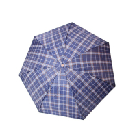 天堂伞 YC天堂伸缩折叠伞 格子条纹雨伞