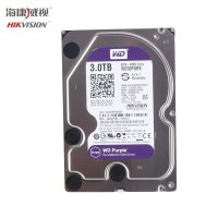 海康威视3TBSATA 6Gb/s 64M监控硬盘西部数据紫盘 (WD30PURX)