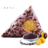 粽子 真空100克*2只紫米栗蓉粽端午节甜粽子