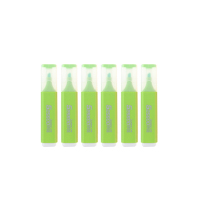 齐心(Comix) HP908荧光笔|绿色荧光笔(10支/盒)