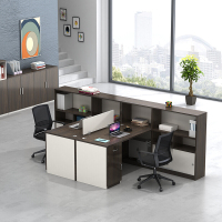 欧宝美办公桌屏风桌员工桌员工位工作位职员桌卡座面对面2人