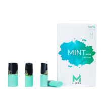 MOTI魔笛烟弹水果味新款mt二代正品一次性便携电子雾化烟油 激爽薄荷 4枚/盒