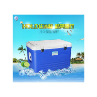 52L食品保温箱冷藏箱|旅游烧烤户外家用保温箱采样箱(颜色随机发)