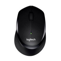 罗技(Logitech) 无线鼠标 M330 静音鼠标 右手鼠标 带无线2.4G接收器 黑色