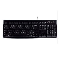 罗技(Logitech)K120键盘 有线键盘 黑色