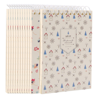 晨光(M&G)100K40页迷你线圈本软抄记事日记笔记本子 12本装APY6IB15