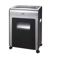 得力 9917 大功率文件离子净碎纸机办公商用机密资料粉碎机3级保密