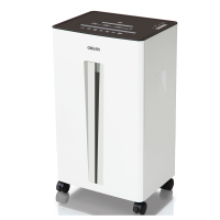 得力 9918 大型商务办公白色多功能碎纸机 单次碎纸能力20张 4级保密