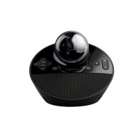 罗技（Logitech）BCC950 商务高清会议视频摄像头 才艺主播摄像头 遥控远程操作摄像头 黑色