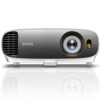 明基（BenQ）W1700投影仪家庭影院（3D 4K UHD DLP技术）含120寸幕布 投影支架 高清线