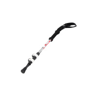 Tri-polar三极户外碳素轻质伸缩外锁拐杖徒步爬山登山杖TP3908