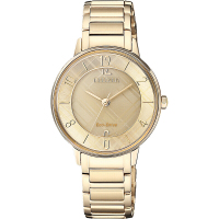 西铁城(CITIZEN)光动能不锈钢覆玫瑰金色表带简约时尚休闲女表EM0523-86P