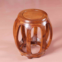 宜伽 刺猬紫檀 圆鼓凳